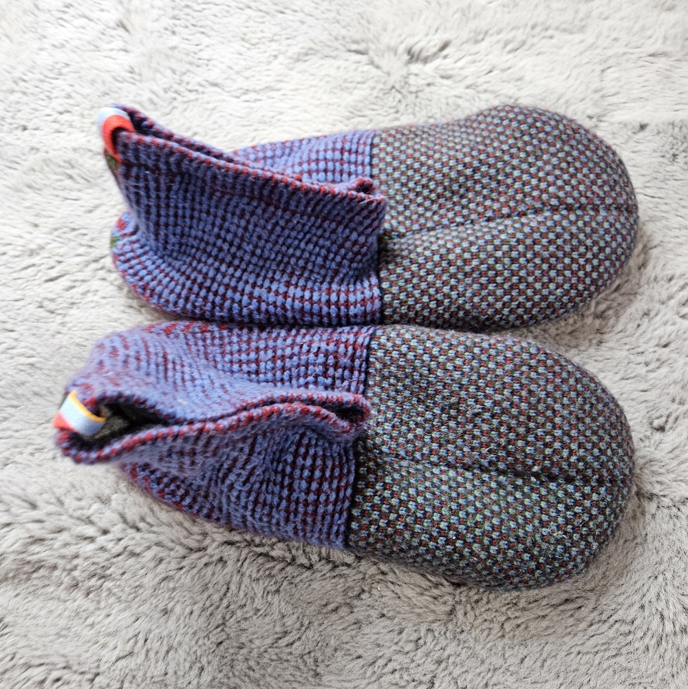 Bombas Gripper Slippers Size XL Extra Large Grip Socks Double Layer Knit Outer - Picture 4 of 9